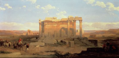 The Ruins of the Smaller Temple at Baalbeck by David Roberts