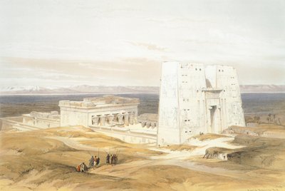 The Temple of Edfu, engraving by David Roberts