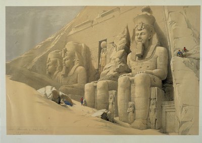 The Great Temple at Abu Simbel by David Roberts