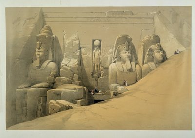 The Great Temple of Abu Simbel by David Roberts