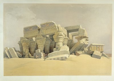 The Temple at Kom Ombo by David Roberts