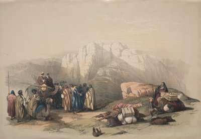 Tomb of Aaron, Summit of Mount Horeb by David Roberts