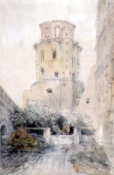 Tower at Heidelberg by David Roberts