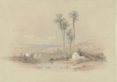 View of Jenin, Ancient Jezreel by David Roberts