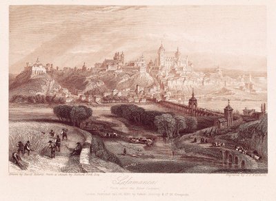 View of Salamanca, Spain, made by David Robert during his trip in 1837 by David Roberts