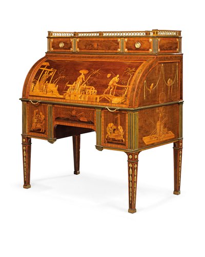 Mechanical Cylinder Bureau, Neuwied, c.1776-79 by David Roentgen