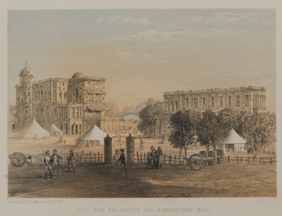 The Residency and Banqueting Hall by David Scott Lieutenant Colonel (after) Dodgson