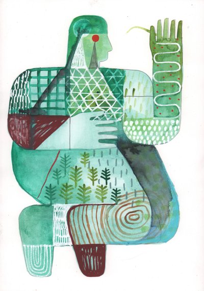 Bodies of Land and Water 4 by David Shillinglaw