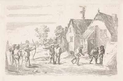 Archers (Genre Scenes in the Open Air Series) by David Teniers (II)