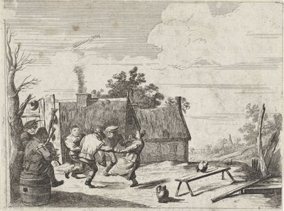 Dancing Peasants to the Music of Two Musicians by David Teniers (II)