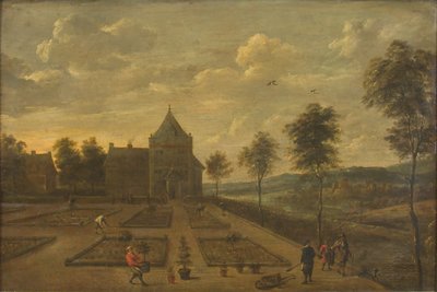 A Garden in front of a Country Seat by David Teniers II