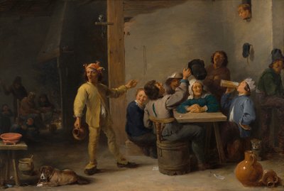Peasants Celebrating Twelfth Night, 1635 by David Teniers II