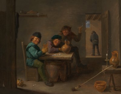 Peasants in a Tavern, c. 1633 by David Teniers II