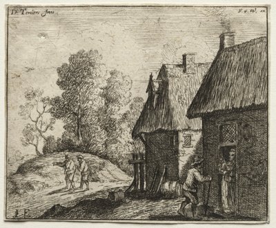 Peasant Talking to a Woman by David Teniers the Elder