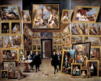 Archduke Leopold Wilhelm in his Gallery in Brussels by David Teniers the Younger
