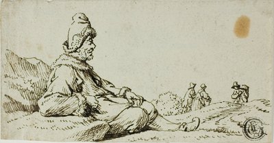 Man Resting in Landscape by David Teniers the Younger
