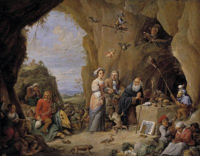 The Temptation of Saint Anthony, Mid 17th Century by David Teniers the Younger