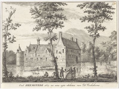 View of Old Heemstede (1607, after a True Sketch by D. Vinkeboons) by David Vinckboons (I)