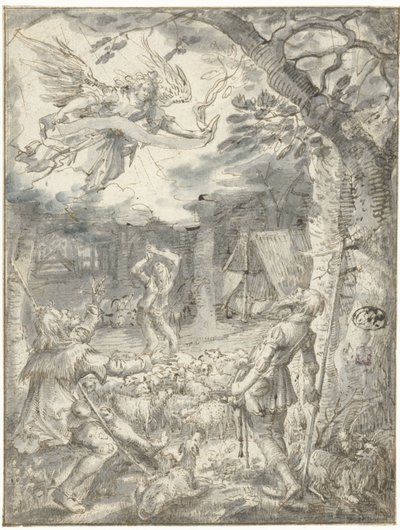 The Annunciation to the Shepherds by David Vinckboons (I)