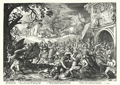 The Struggle of Men and Animals against Death and Time by David Vinckboons