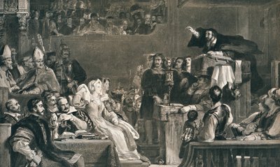 John Knox Preaching before the Lords of the Congregation, 10 June 1559 by David Wilkie