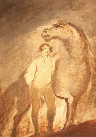 Man and Horse by David Wilkie