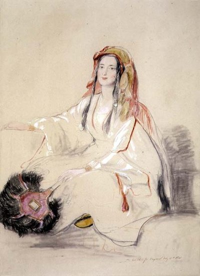 Mrs Moore, Wife of the British Consul at Beirut, in Arab Dress by David Wilkie