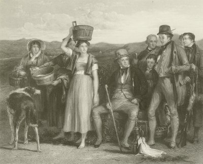 Sir Walter Scott and His Family by David Wilkie