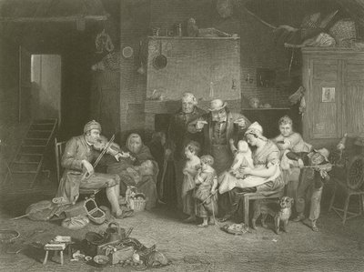 The Blind Fiddler by David Wilkie