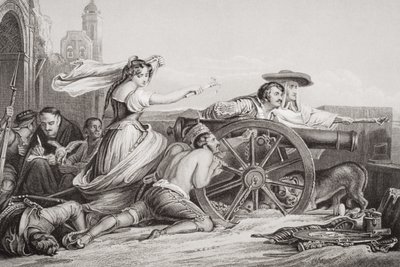 The Defence of Saragossa, 1808, from 