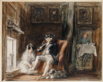 The Disabled Commodore in his Retirement at Greenwich Hospital by David Wilkie
