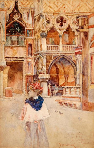 Porta della Carta, Entrance to the Ducal Palace, Venice by David Woodlock
