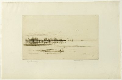 Ardossan, plate seventeen from the Clyde Set by David Young Cameron
