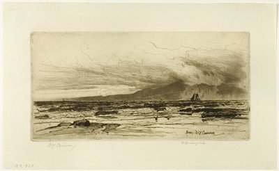 Arran, plate fourteen from the Clyde Set by David Young Cameron