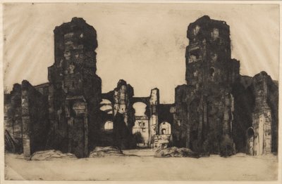 Thermae of Caracalla, 1923 by David Young Cameron