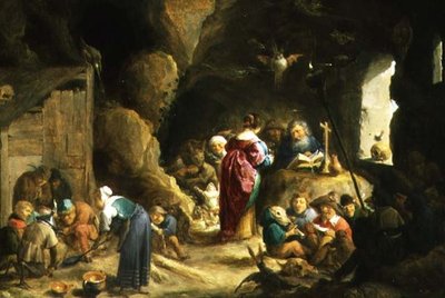 The Temptation of St. Anthony by David the Elder Teniers