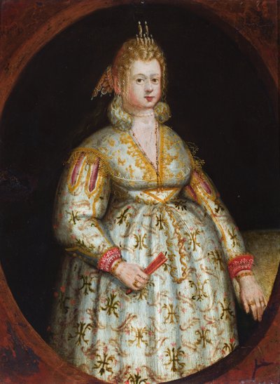 A Portrait of a Lady by David the Younger (follower of) Teniers