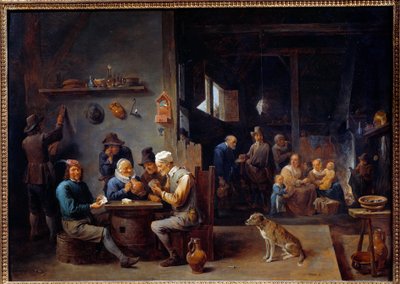 A Card Game at the Inn by David Teniers the Younger