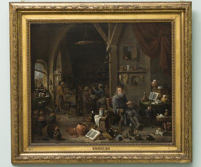 An Alchemist by David Teniers the Younger