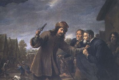 Attack on a Village, 1648 by David Teniers the Younger