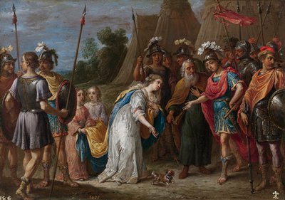 Eustathius Intercedes in Favor of Armida with Godfrey of Bouillon by David Teniers the Younger
