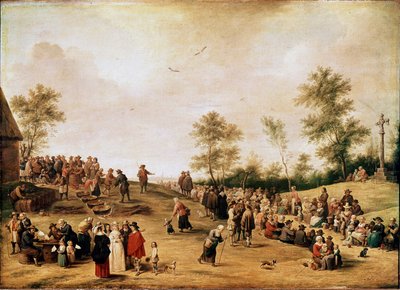 Peasant Party or Cauldron Party near Antwerp by David Teniers the Younger
