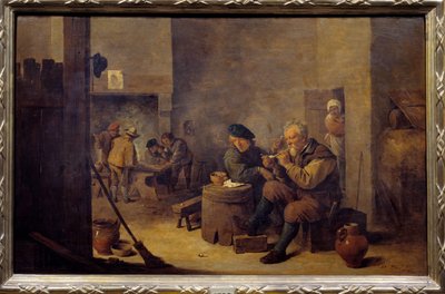 Smoking in a Hostel (17th Century) by David Teniers the Younger