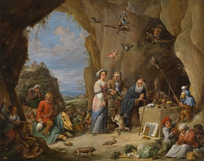 Temptation of Saint Anthony by David the Younger Teniers