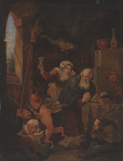 Temptation of St. Anthony by David Teniers the Younger