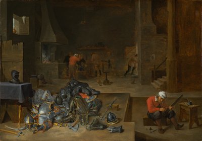 The Armorers Shop by David Teniers the Younger
