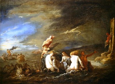 The Drowned Leander Borne by Nereids by David Teniers the Younger