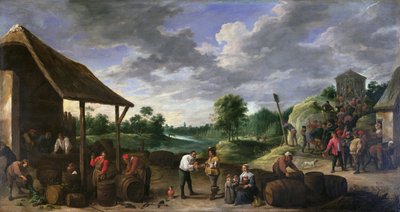 The Wine Harvest by David Teniers the Younger