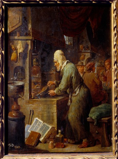 The Alchemist by David Teniers the Younger