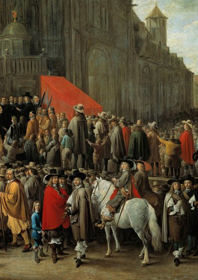 The Game of Papegai in Brussels in 1652 (detail) by David Teniers the Younger